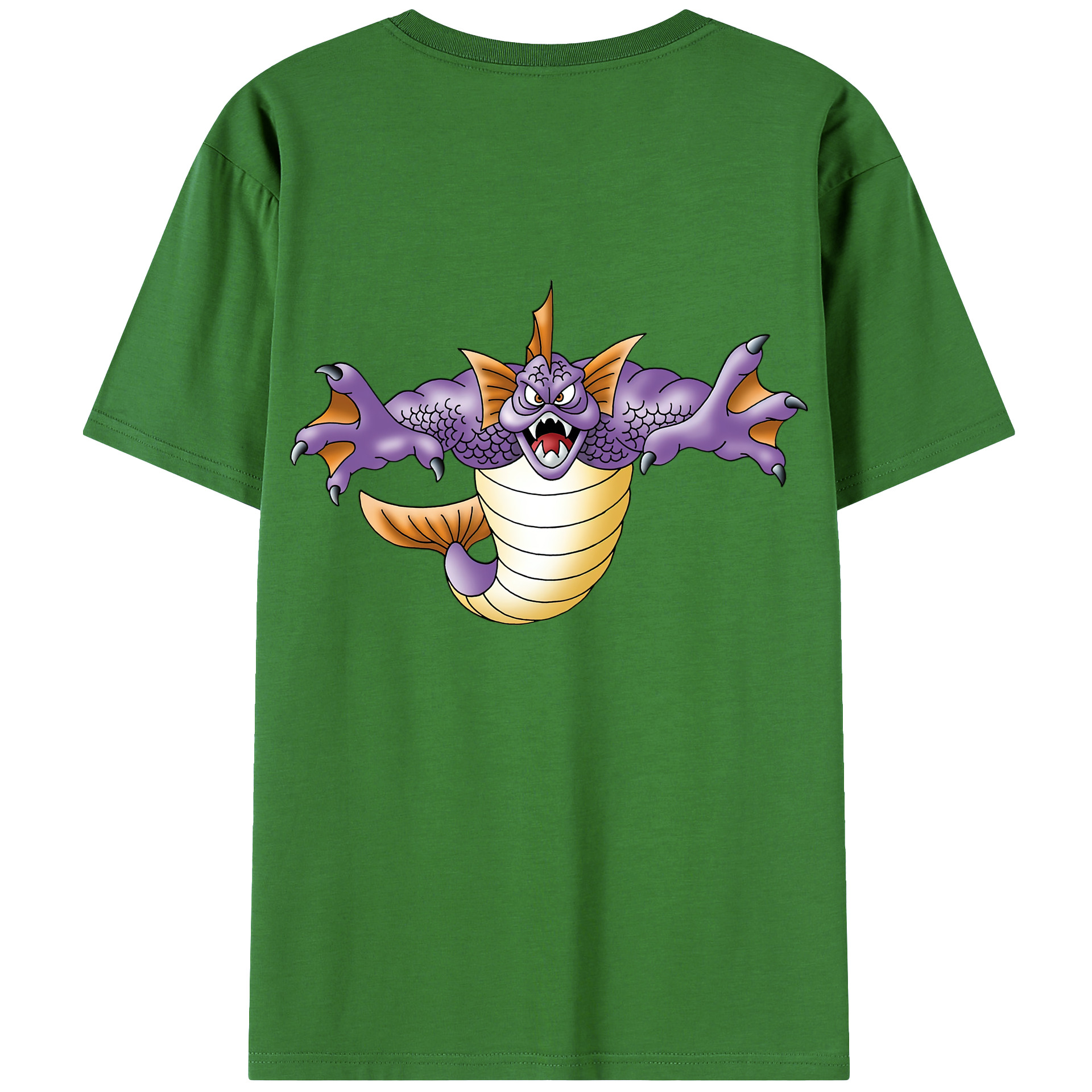 （画像用） ドラゴンクエスト Doragon Kuesuto Dragon Quest レディース半袖Tシャツ(バックプリント)
